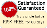 Satisfaction Guaranteed - Try our single bottle risk free for 60 days!