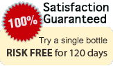 Satisfaction Guaranteed - Try our single bottle risk free for 120 days!